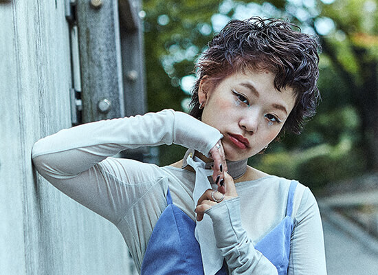 ヘアスタイルのカット写真