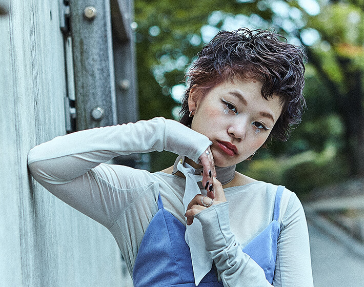 ヘアスタイルのカット写真